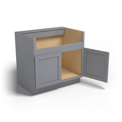 Special Order - 36" Farmhouse Sink Base Pacific Gray - FSB36 Base Cabinets GHI Pacific Gray Sink Bases Special Order SPPGS