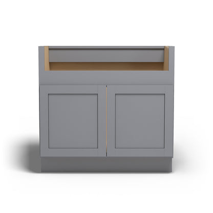 Special Order - 36" Farmhouse Sink Base Pacific Gray - FSB36 Base Cabinets GHI Pacific Gray Sink Bases Special Order SPPGS