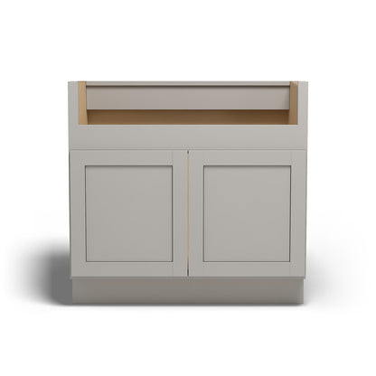 Special Order - 36" Farm House Sink Base Stone Harbor Gray - FSB36 Base Cabinets GHI Sink Bases Special Order SPSHG Stone Harbor Gray