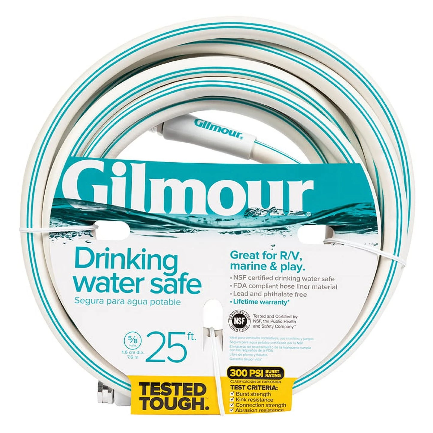 Gilmour Drinking Safe Hose 25'