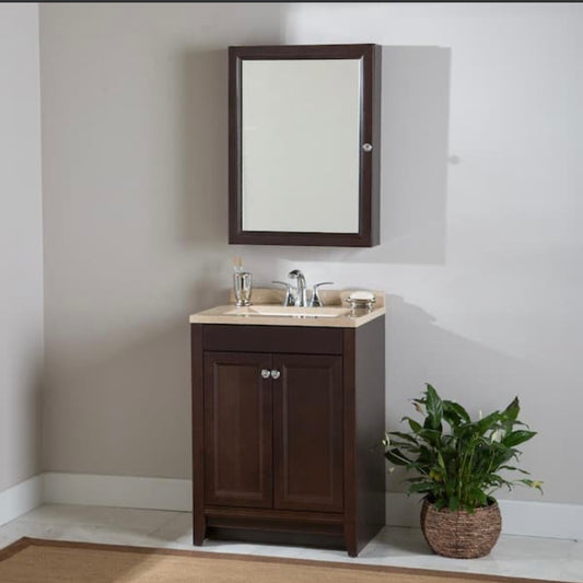 25" Vanity & Med Cabinet Set