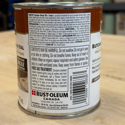 GDB Butcher Block Finish