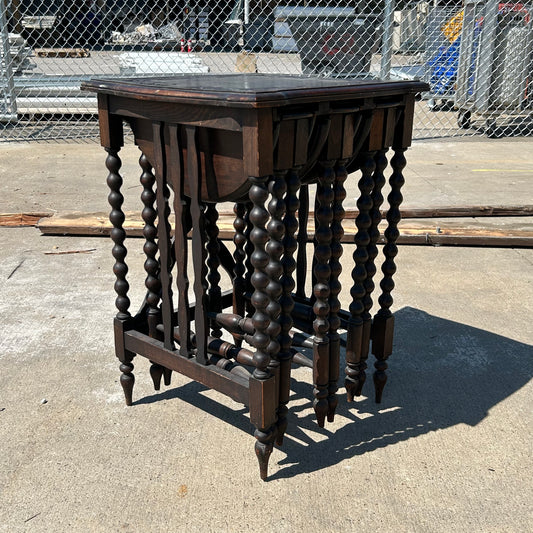 Antique Oak Nesting Tables