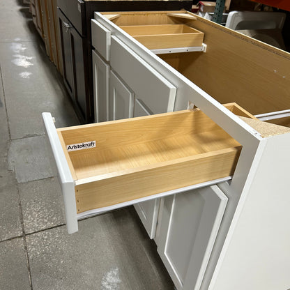 48" White Shaker Vanity Base