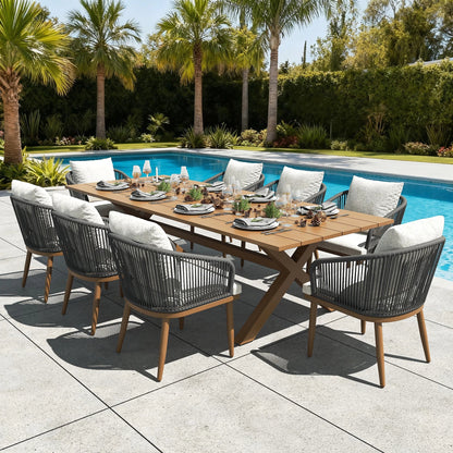 LayinSun 9-pc Patio Set