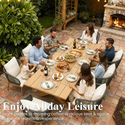 LayinSun 9-pc Patio Set
