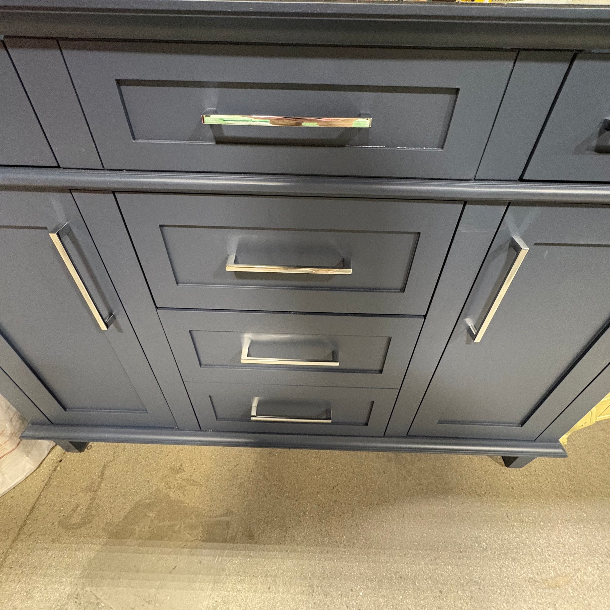 Navy Blue Vanity w/o top - 48"