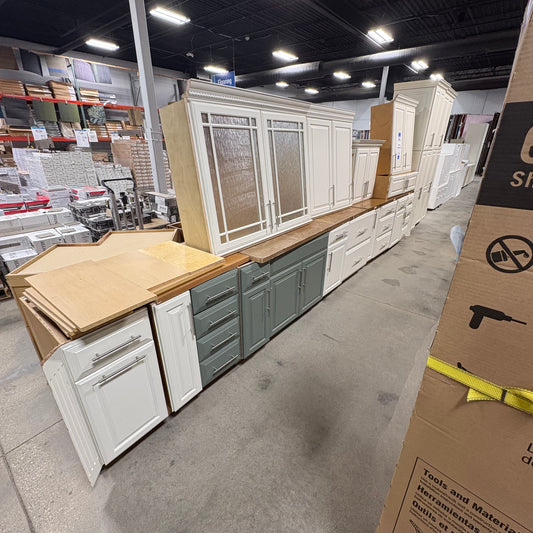White Cabinet Set - 18pc
