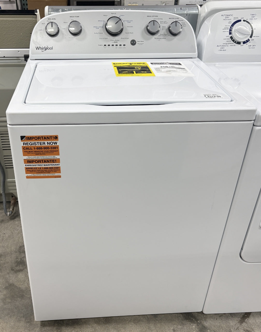 Whirlpool HE Top-Load Washer Washers