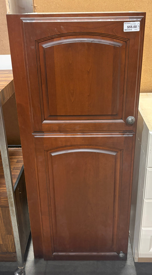 Tall Cherry Arched Pantry