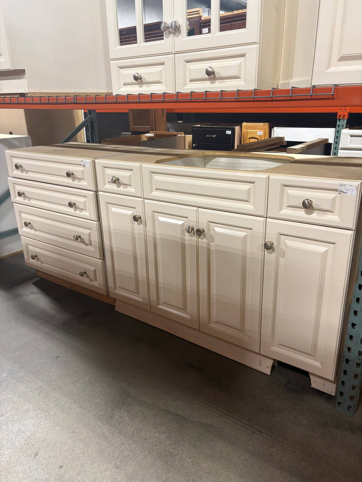 White 9 pc Cabinet Set FALSE