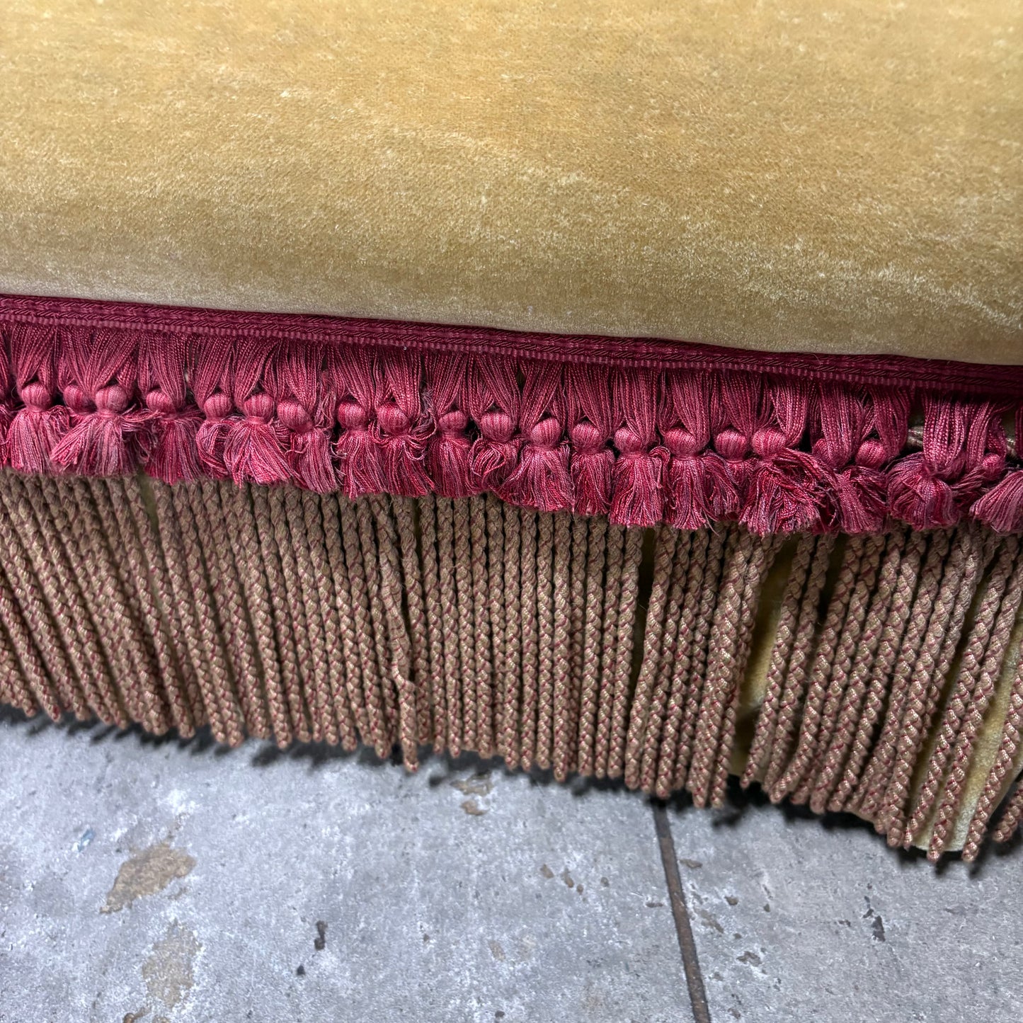 Victorian Tufted Settee