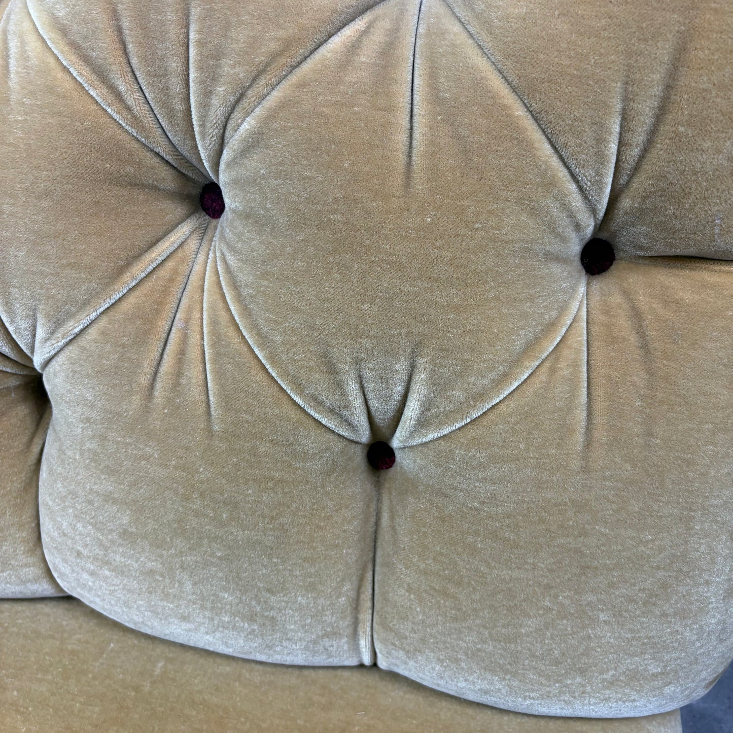 Victorian Tufted Settee