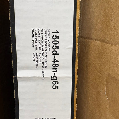 Sterling Pivot Shower Door. FALSE