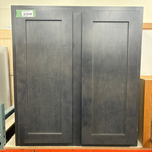 Dark Shaker Wall Cabinet.