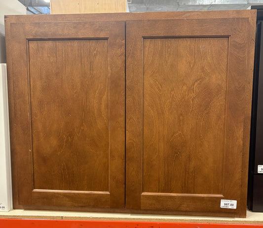 Medium Brown Shaker Wall Cab