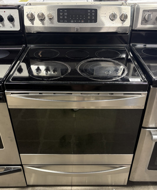 Kenmore Glass Electric Range Cabinet Cabinets Pantries