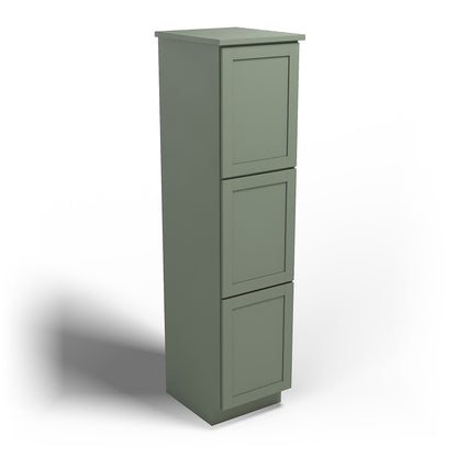 Special Order - 78" x 18" x 21" Linen Cabinet Forest Green - L781821