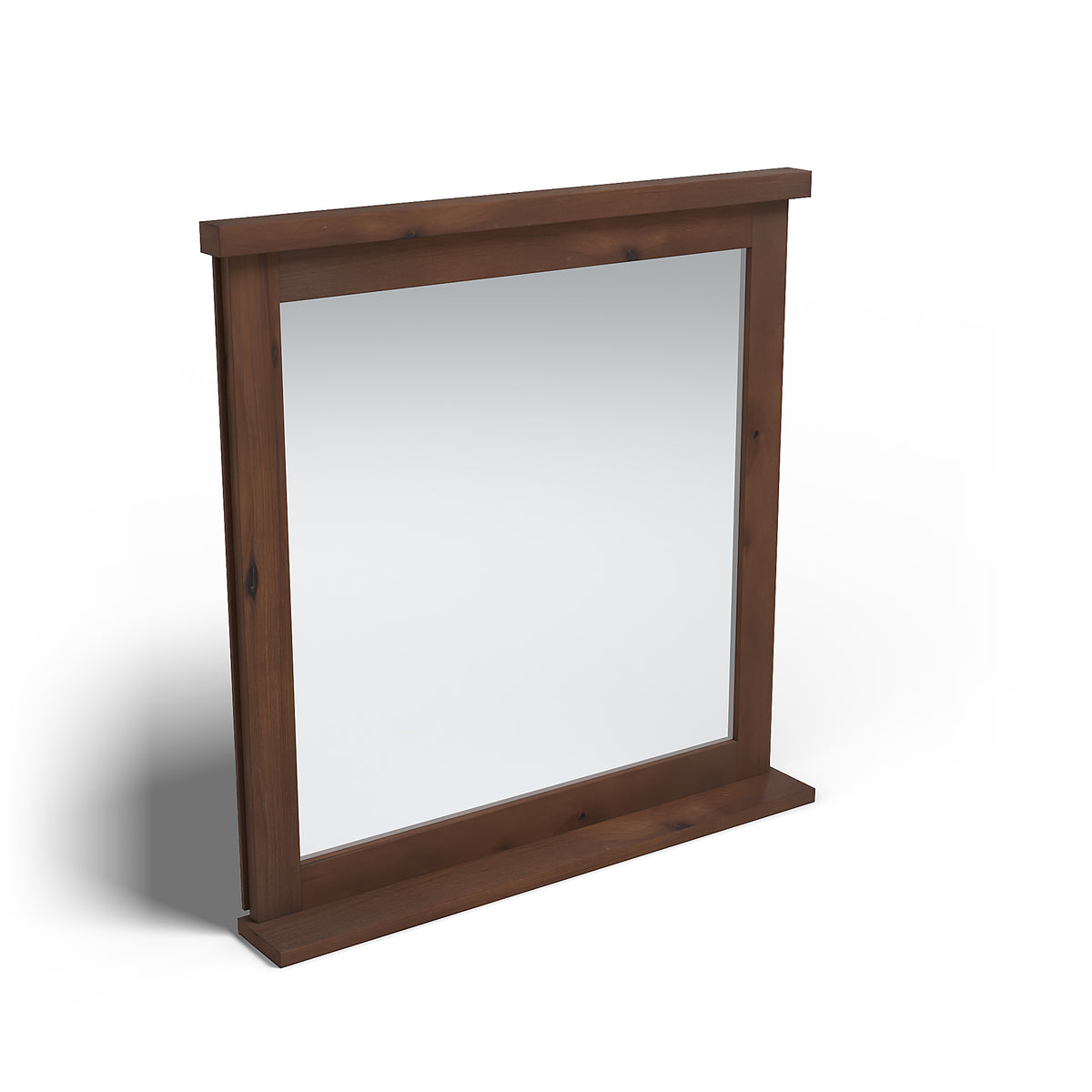 Special Order - 30" x 30" Mirror Rustic Walnut - M3030 Bathroom GHI GHI Accessories Mirrors Rustic Walnut Special Order SPRWS