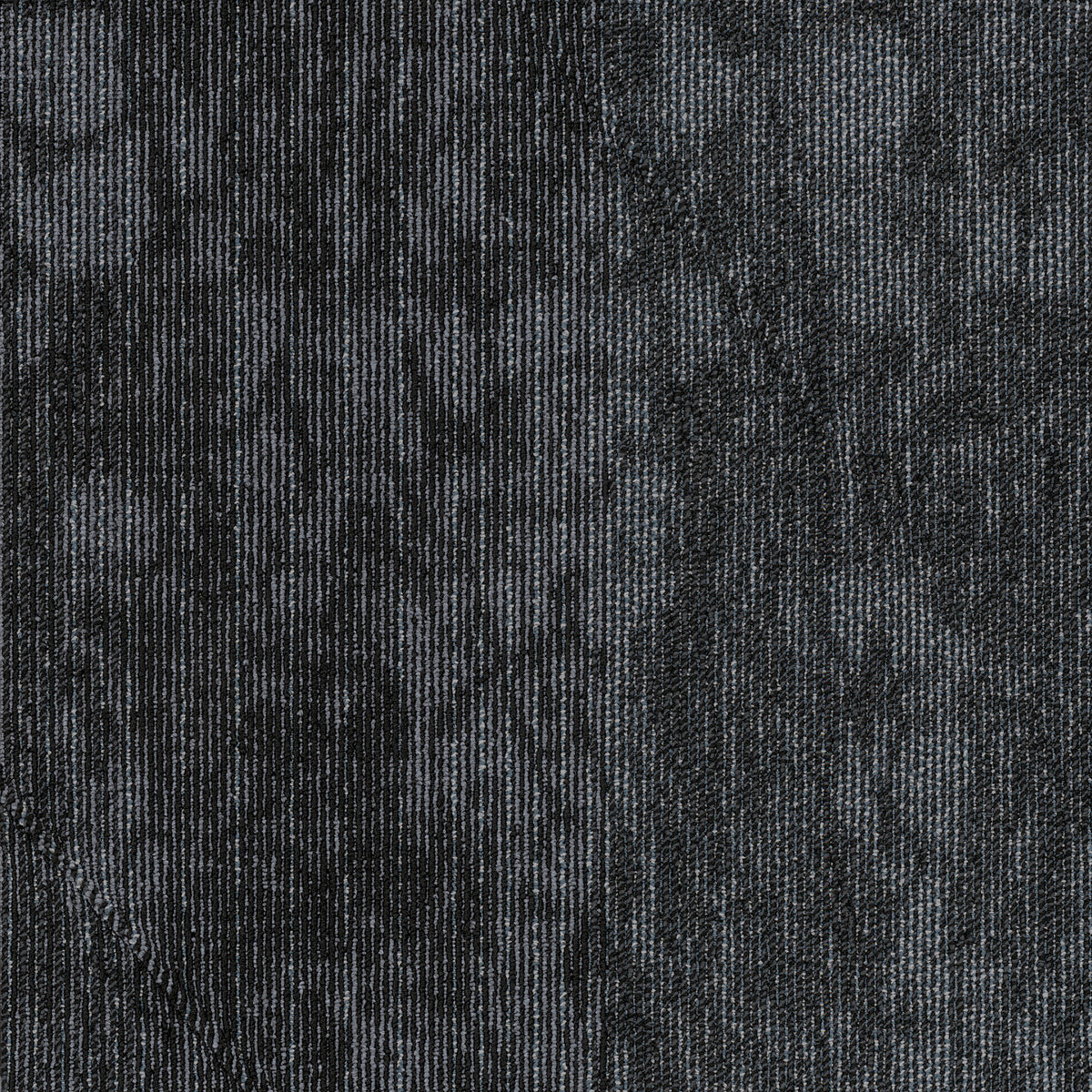 Shaw Structure carpet tile in Chrome Black