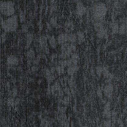 Shaw Structure carpet tile in Chrome Black