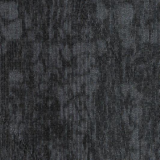 Shaw Structure carpet tile in Chrome Black