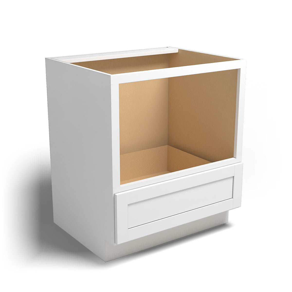 Special Order - 30" Microwave Base Cabinet Arcadia White Shaker - MB30 Arcadia White Base Cabinets GHI GHI Accessories Microwave Cabinets SPACW Special Order
