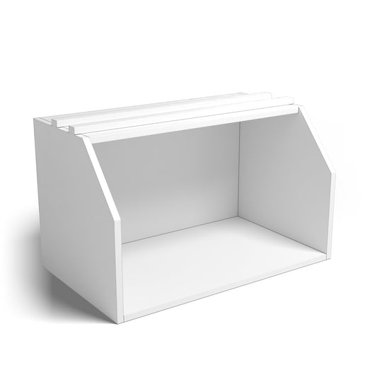 Special Order - 30" x 18" Microwave Shelf Cabinet Arcadia White Shaker - MC3018 Arcadia White GHI GHI Accessories Microwave Cabinets SPACW Special Order Wall Cabinets
