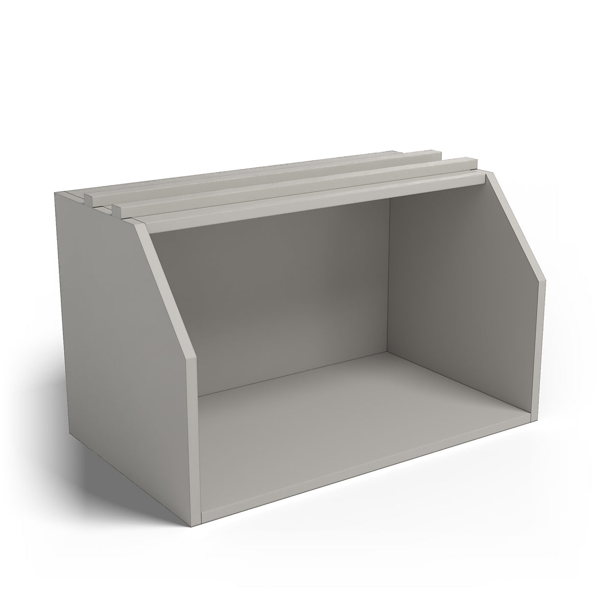 Special Order - 30" x 18" Microwave Shelf Cabinet Stone Harbor Gray - MC3018 GHI GHI Accessories Microwave Cabinets Special Order SPSHG Stone Harbor Gray Wall Cabinets