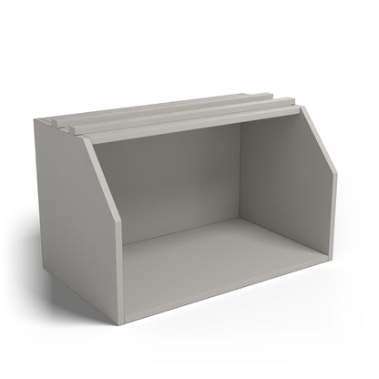 Special Order - 30" x 18" Microwave Shelf Cabinet Stone Harbor Gray - MC3018 GHI GHI Accessories Microwave Cabinets Special Order SPSHG Stone Harbor Gray Wall Cabinets