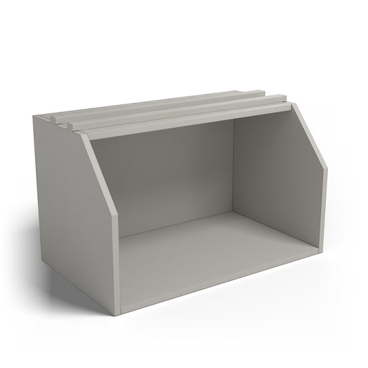 Special Order - 30" x 18" Microwave Shelf Cabinet Stone Harbor Gray - MC3018 GHI GHI Accessories Microwave Cabinets Special Order SPSHG Stone Harbor Gray Wall Cabinets