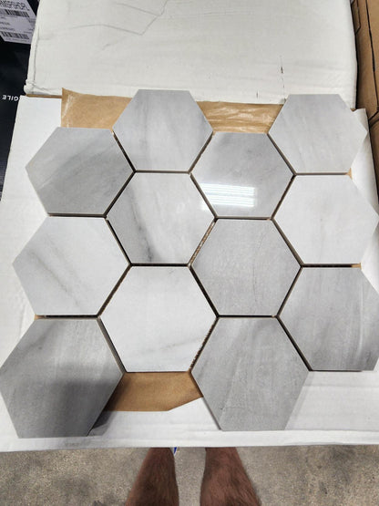 Bardiglio GrigioHex 12x14 Mosa