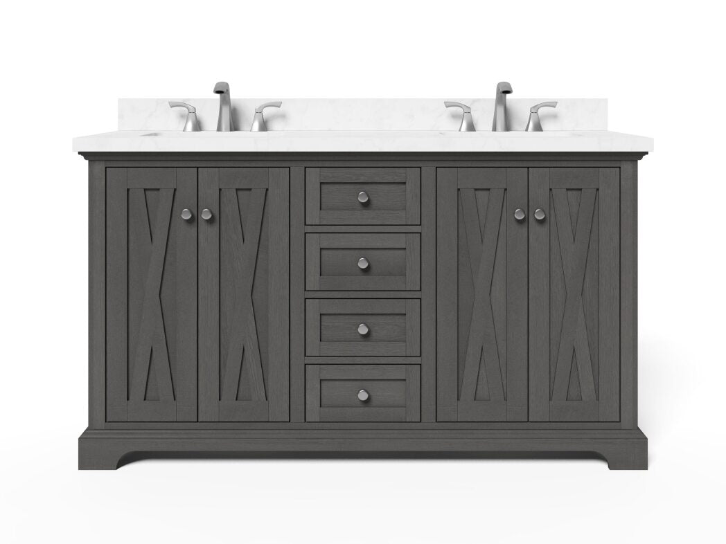 Mulberry Gray Vanity Set 60" _onetimefalse Vanity Sets