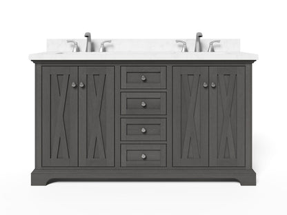 Mulberry Gray Vanity Set 60" _onetimefalse Vanity Sets