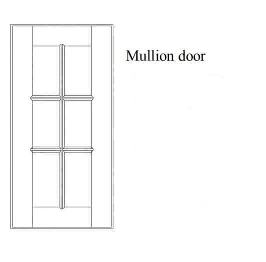 Special Order - 36" x 36" Mullion Door Stone Harbor Gray - 3636MD GHI GHI Accessories Mullion Door Special Order SPSHG Stone Harbor Gray