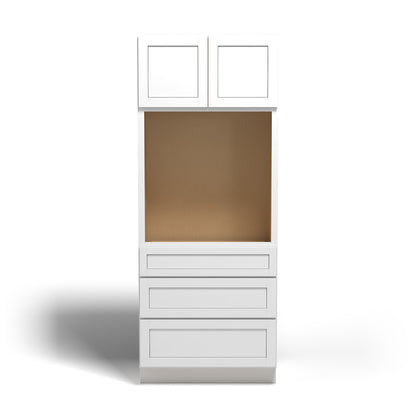 Special Order - 33" x 24" x 84" Oven Cabinet Arcadia White Shaker - OU332484 Arcadia White GHI GHI Accessories Oven Cabinets SPACW Special Order