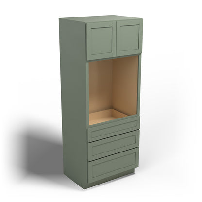 Special Order - 33" x 24" x 84" Oven Cabinet Forest Green - OU332484