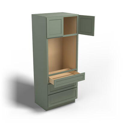 Special Order - 33" x 24" x 84" Oven Cabinet Forest Green - OU332484