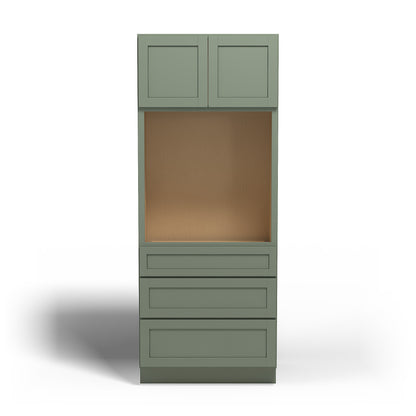 Special Order - 33" x 24" x 84" Oven Cabinet Forest Green - OU332484