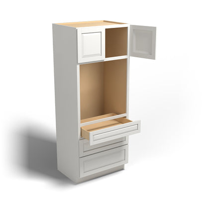 Special Order - 33" x 24" x 84" Oven Cabinet Newport White - OU332484 GHI GHI Accessories Newport White Oven Cabinets Special Order SPNPW