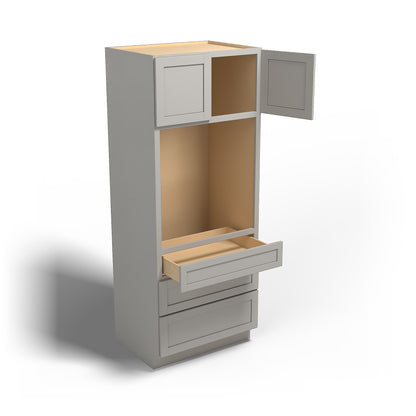 Special Order - 33" x 24" x 84" Oven Cabinet Stone Harbor Gray - OU332484 GHI GHI Accessories Oven Cabinets Special Order SPSHG Stone Harbor Gray