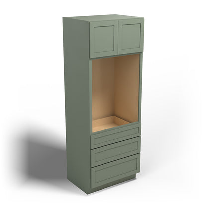 Special Order - 33" x 24" x 90" Oven Cabinet Forest Green - OU332490