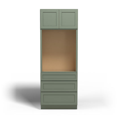 Special Order - 33" x 24" x 90" Oven Cabinet Forest Green - OU332490