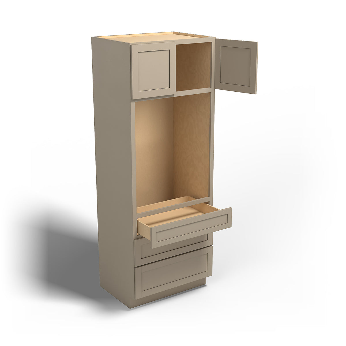 Special Order - 33" x 24" x 90" Oven Cabinet Mojave Shaker - OU332490 GHI GHI Accessories Mojave Shaker Oven Cabinets Special Order SPMJS
