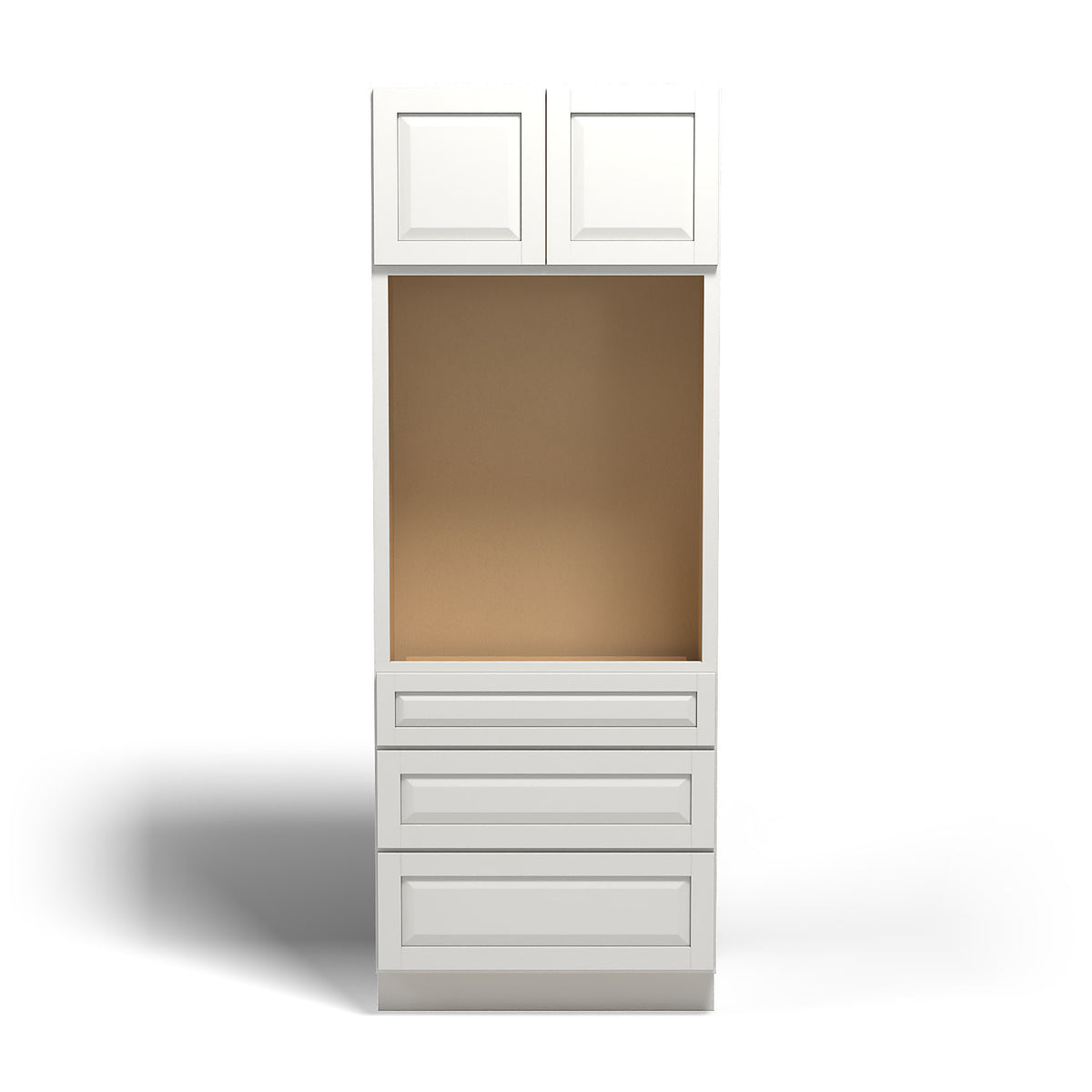 Special Order - 33" x 24" x 90" Oven Cabinet Newport White - OU332490 GHI GHI Accessories Newport White Oven Cabinets Special Order SPNPW