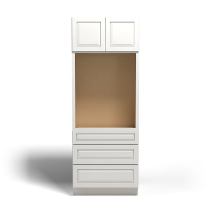 Special Order - 33" x 24" x 90" Oven Cabinet Newport White - OU332490 GHI GHI Accessories Newport White Oven Cabinets Special Order SPNPW