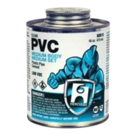 Hercules PVC Medium Body Clear Cement, 16 oz - GDM Habitat for Humanity ReStore