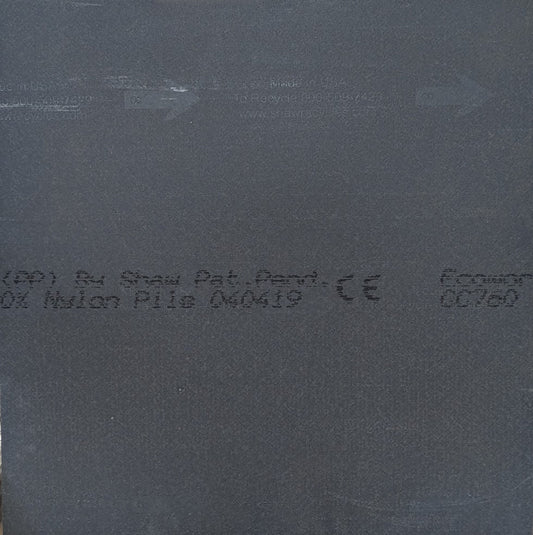 Shaw Etch Clairvoyance carpet tile backing