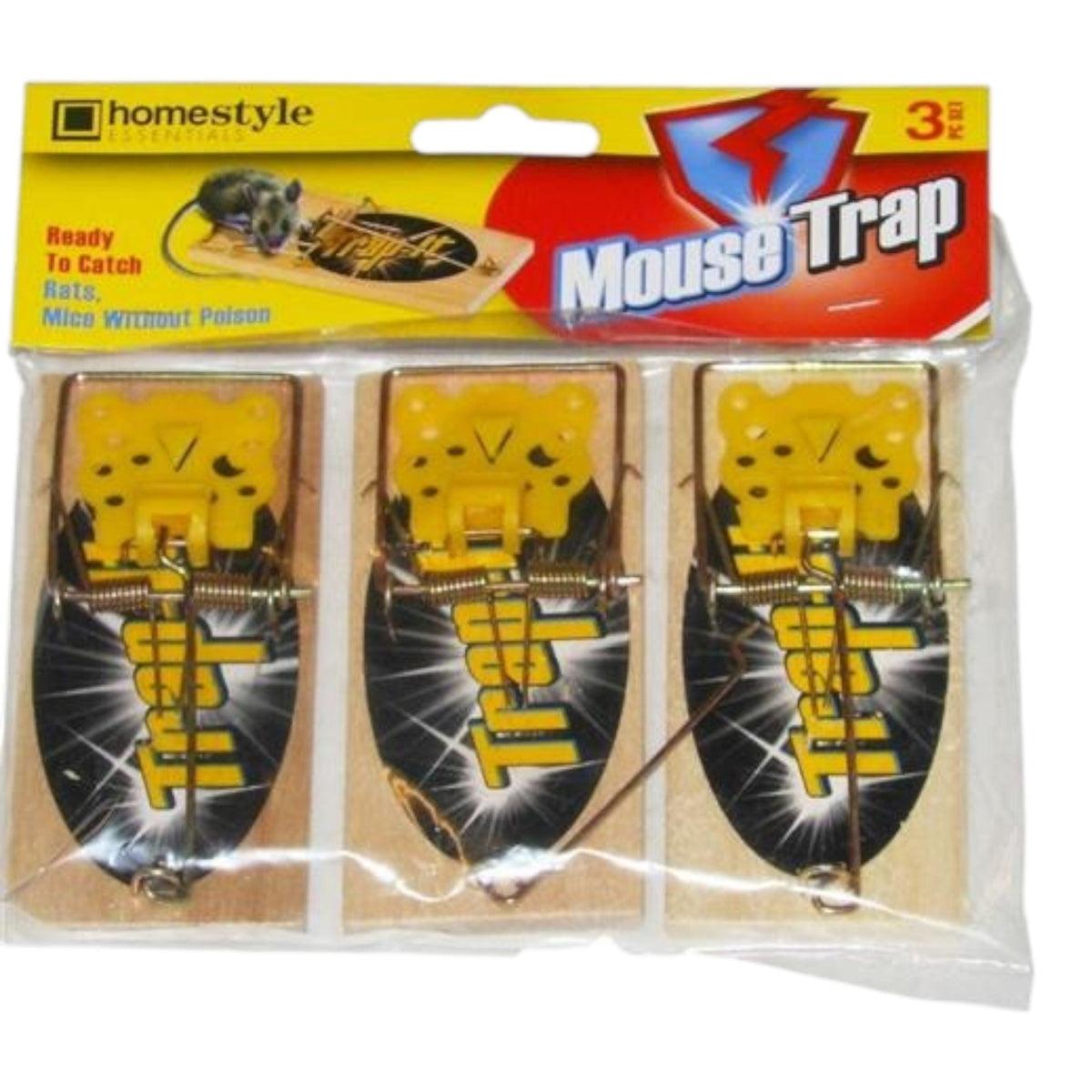 Wooden Mouse Traps, 3 count - GDM Habitat for Humanity ReStore
