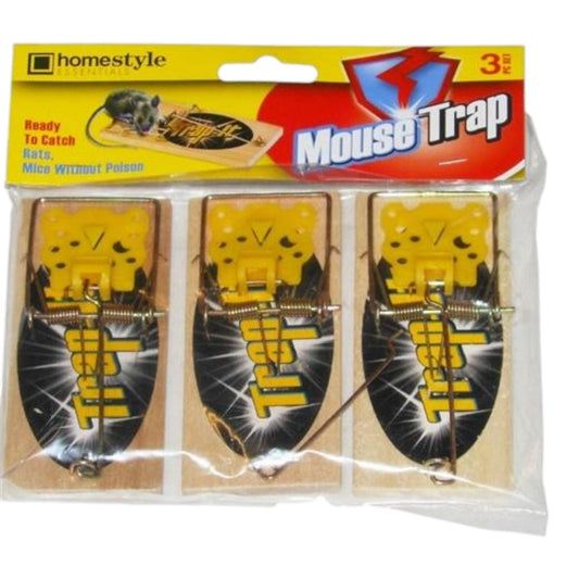 Wooden Mouse Traps, 3 count - GDM Habitat for Humanity ReStore